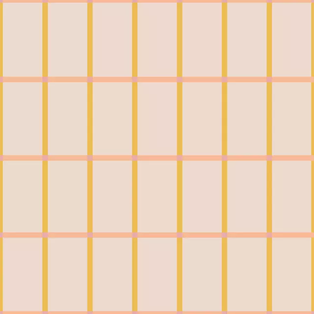 Sitzkissen Pastel grid gelb