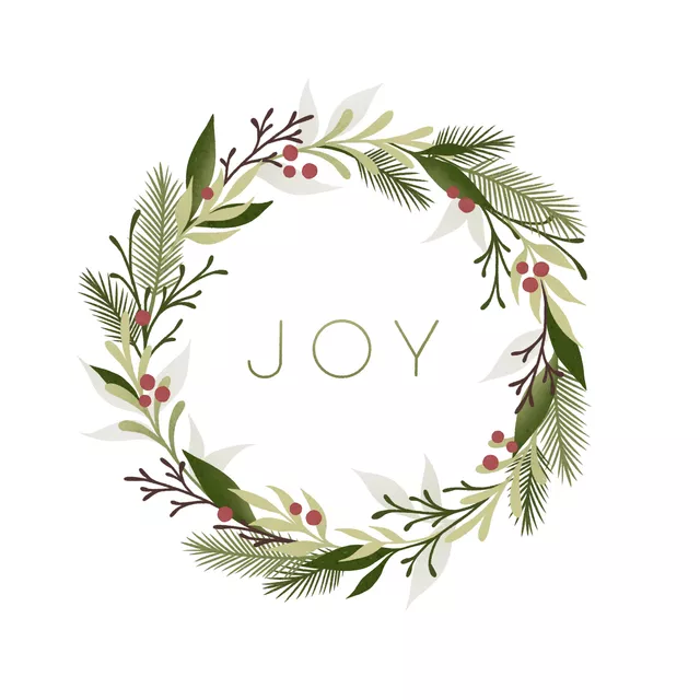 Kissen Wreath Joy