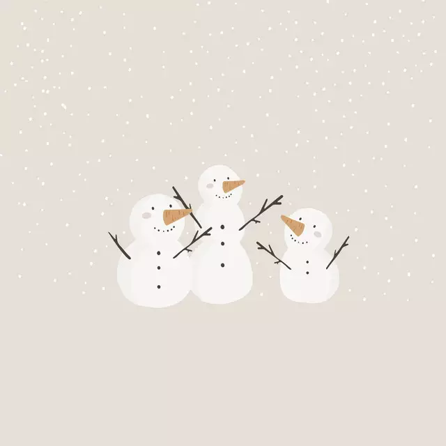 Kissen SCHNEEMANN Familie