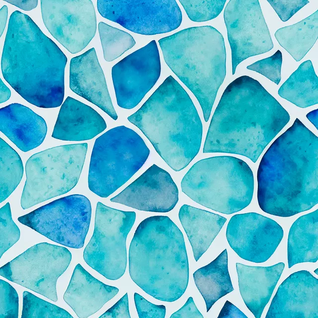 Bettwäsche Sea Glass Aqua blue