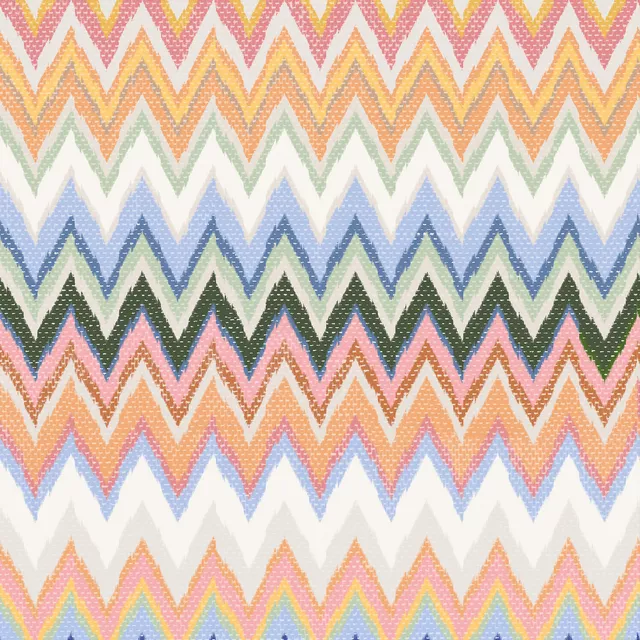 Bettwäsche Chevron Ikat Multicolor