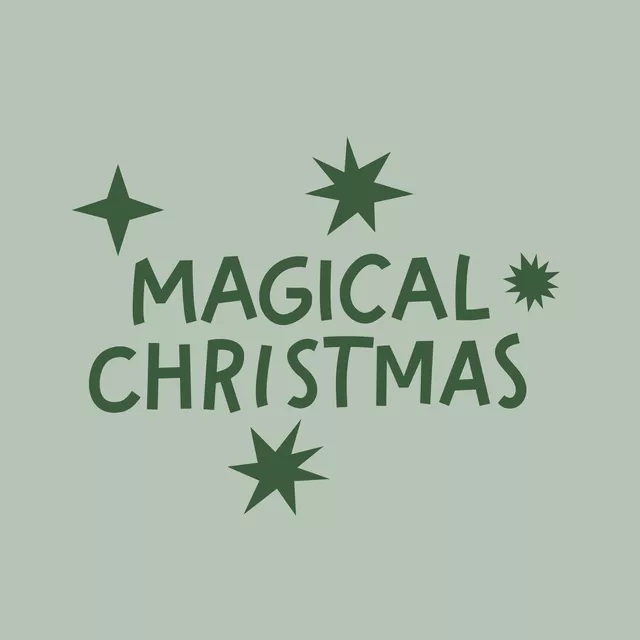 Kissen Magical Christmas Green