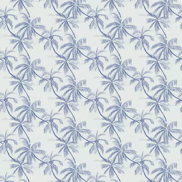 Kissen Blueprint Palms