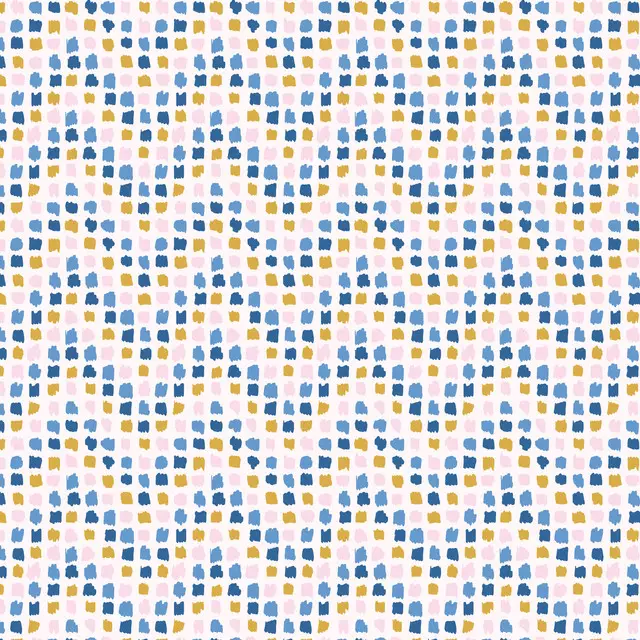 Kissen colourful zigzag ochre