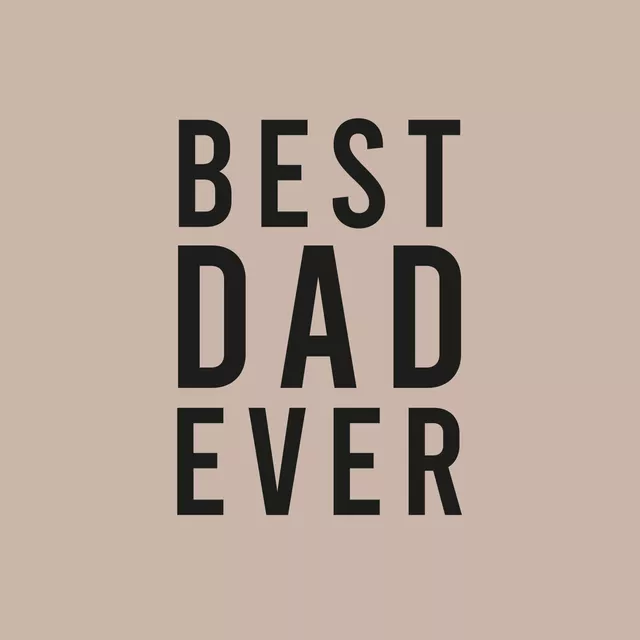 Tischset Best Dad Ever