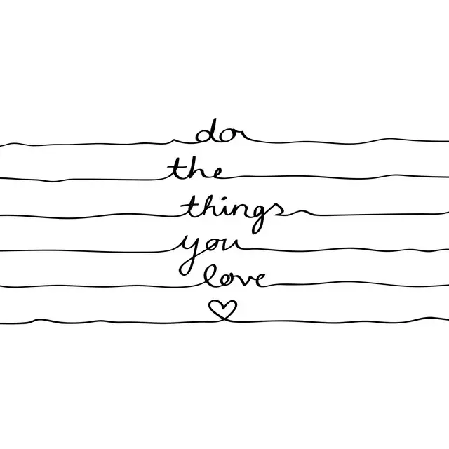 Geschirrtuch Do The Things You Love