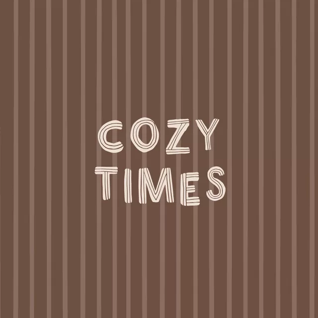 Kissen Cozy Times Stripes Brown