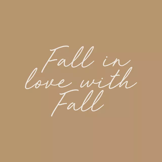 Tischset Fall In Love With Fall Sand