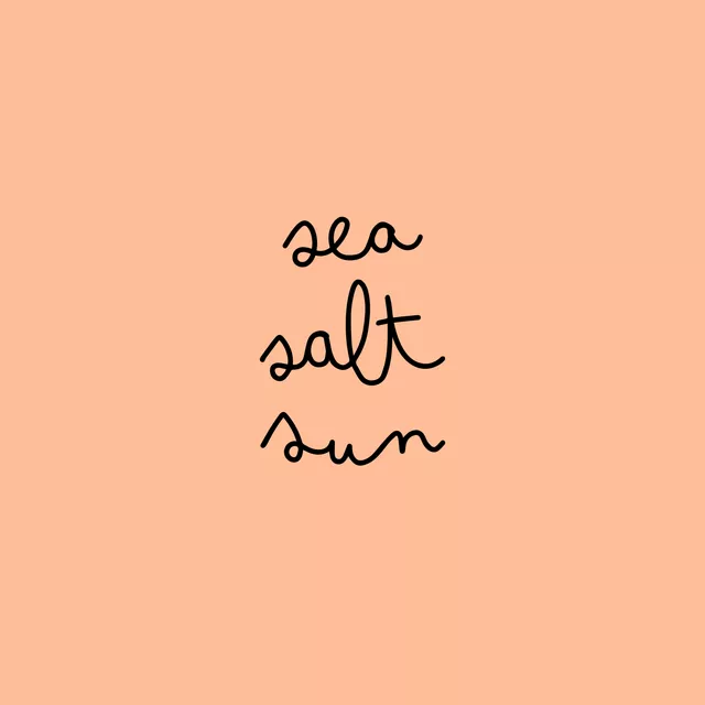 Kissen Sea Salt Sun Orange