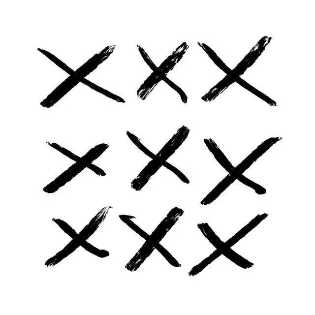 Kissen Tic Tac Toe