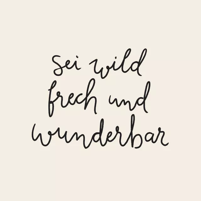 Kissen wild frech wunderbar