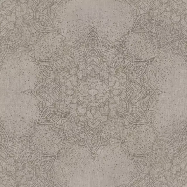 Tischdecke Beige Boho Mandala