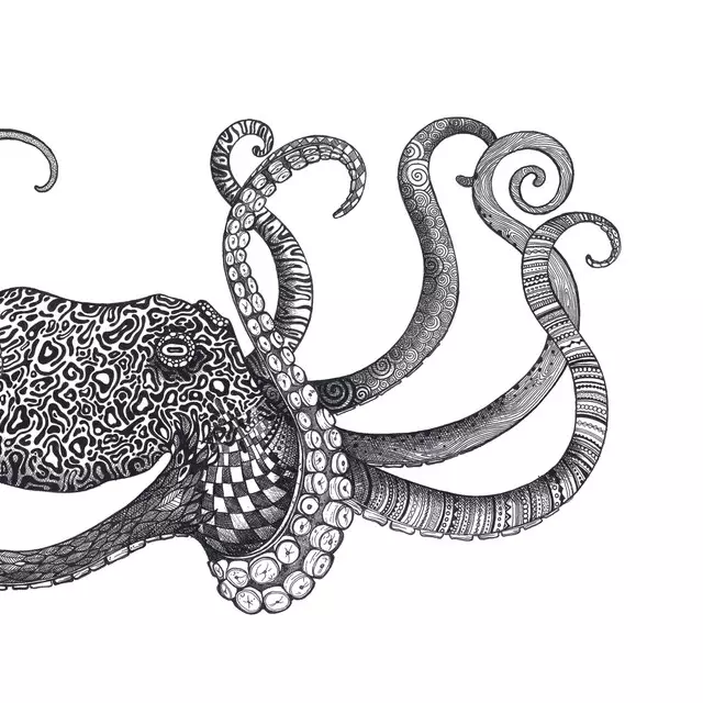 Tischset Oktopus