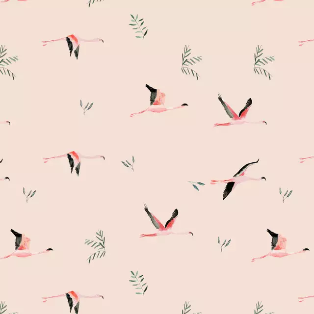 Bettwäsche Flamingos pink