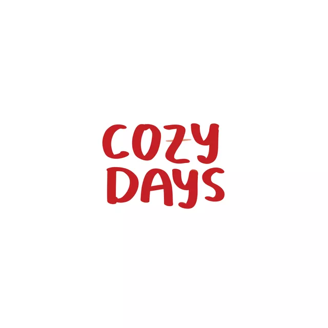 Tischset Cozy days Handlettering