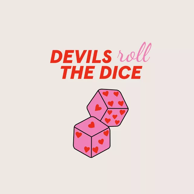 Tischset Devils roll the Dice