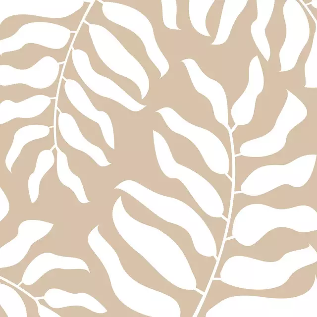 Kissen Boho Palm Leaves sand