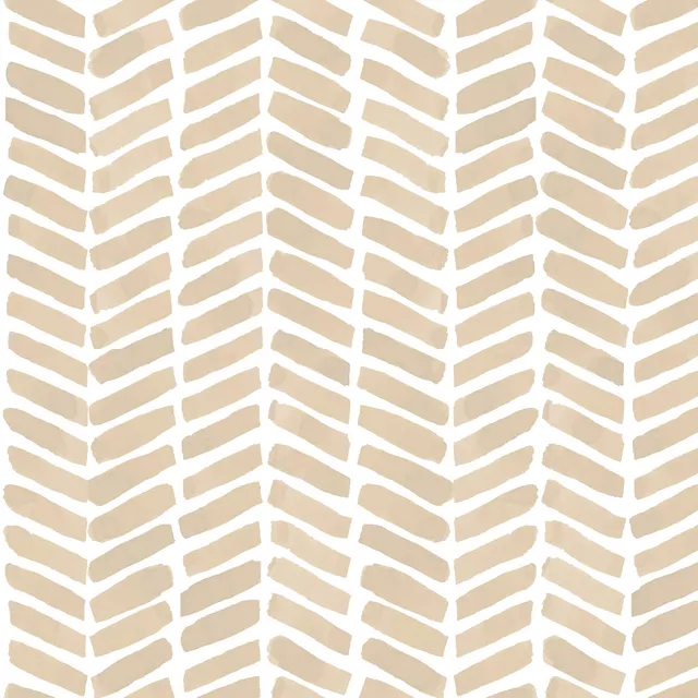 Kissen Chevron Aquarell Sand Beige