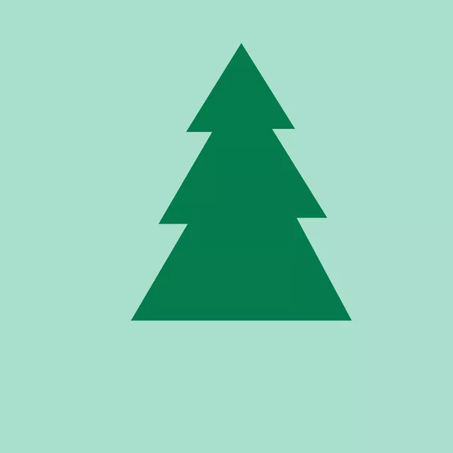 Kissen Winter Pine