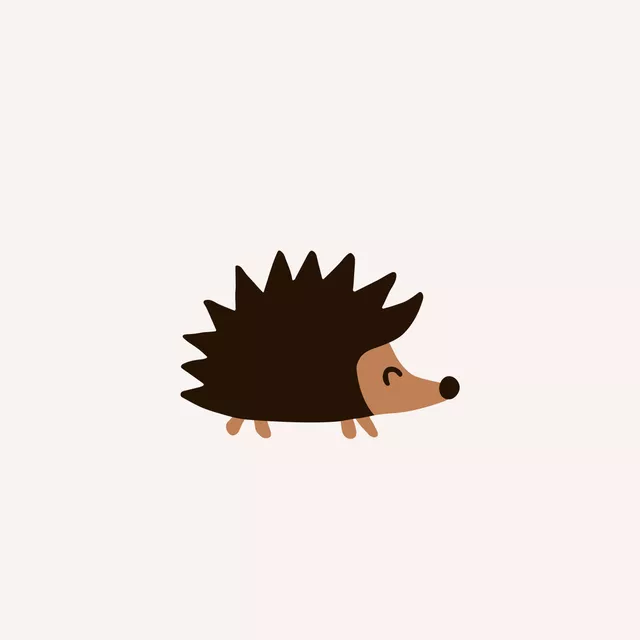 Kissen Igel Waldfreunde