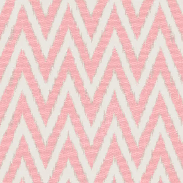 Kissen Zigzag Ikat Rose