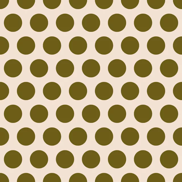 Bankauflage Polkadots | grün-beige