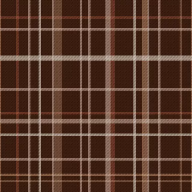 Kissen Autumn Checks brown