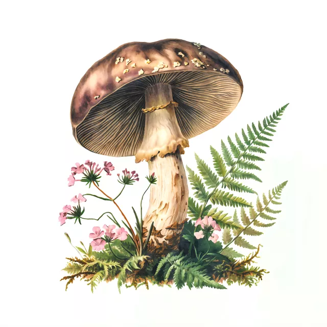 Geschirrtuch Forest Mushroom II