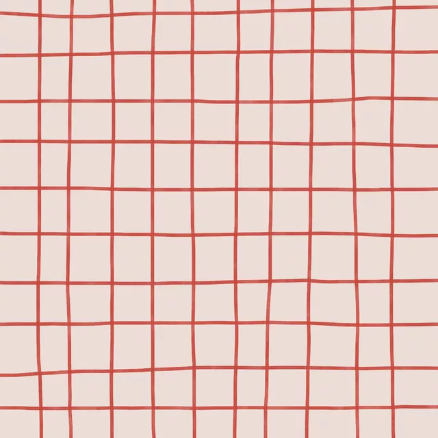 Tischdecke Red Grid