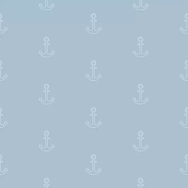 Kissen Anchor Lines Light Blue