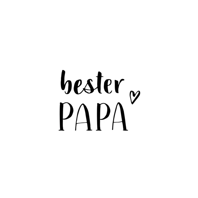 Kissen Bester Papa sw