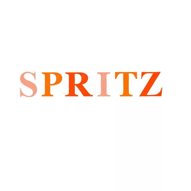 Kissen Spritz Typo