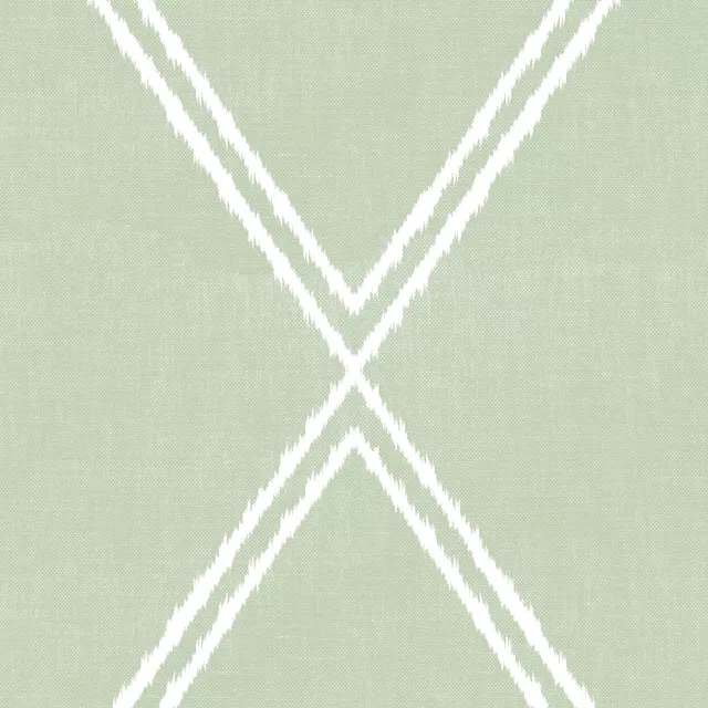 Kissen Cross Ikat light Green