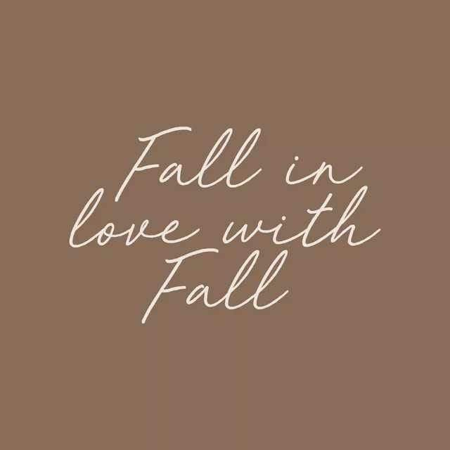 Servietten Fall In Love With Fall Braun