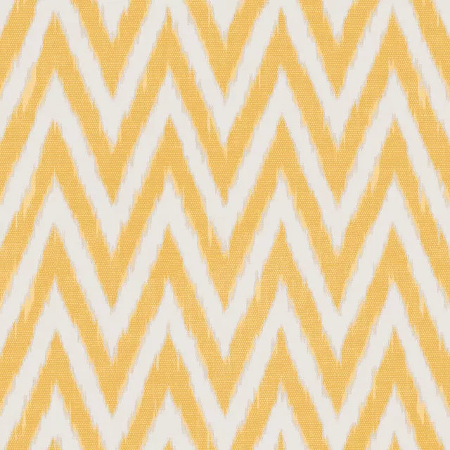 Kissen Zigzag Ikat Yellow