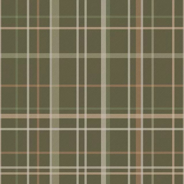 Kissen Winter Checks fern green