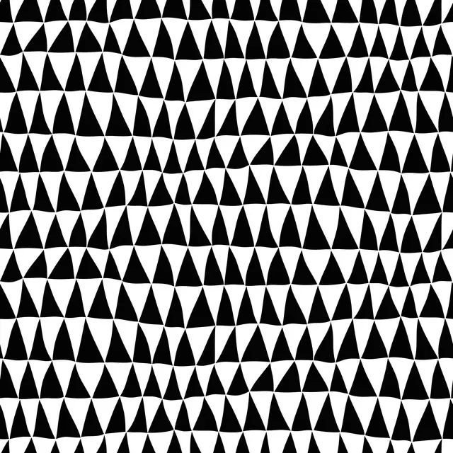 Bettwäsche Odd Triangles schwarzweiß