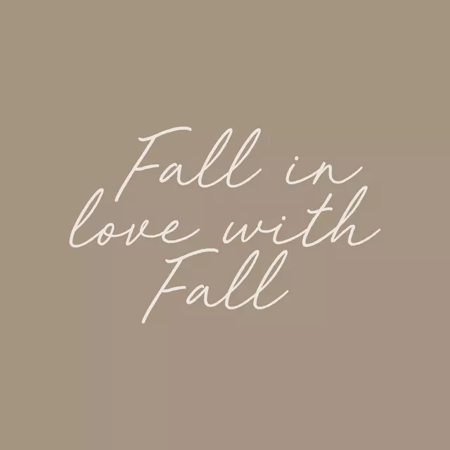 Servietten Fall In Love With Fall Braun