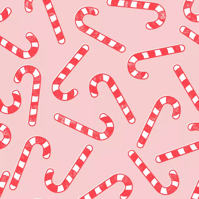 Kissen Candy Canes Zuckerstangen