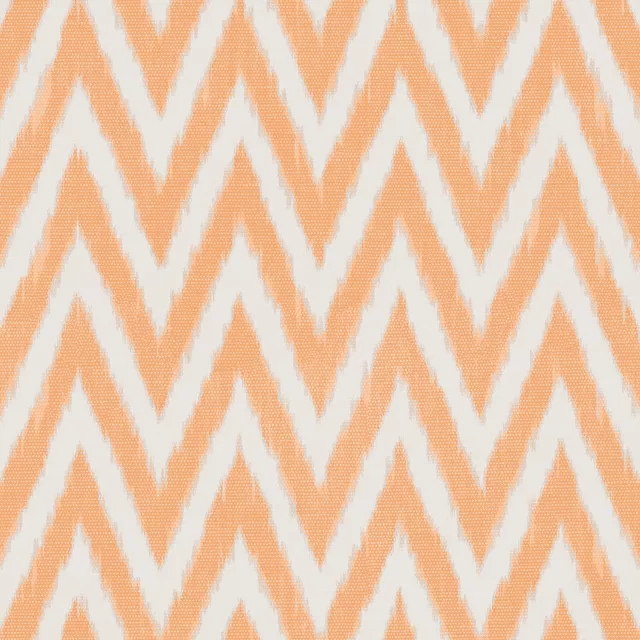 Kissen Zigzag Ikat Orange