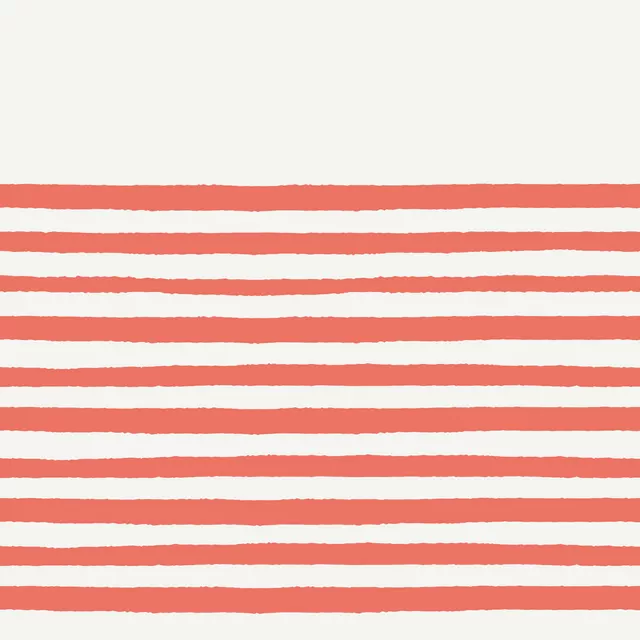 Kissen Beach Stripes coral