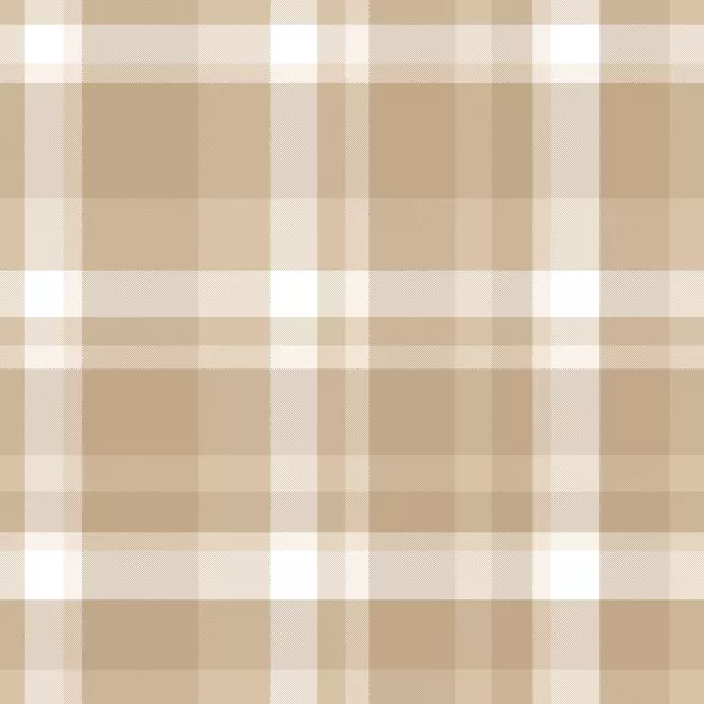 Kissen Plaid Beige