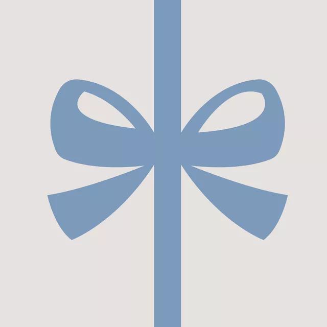 Kissen Christmas Gift Blue