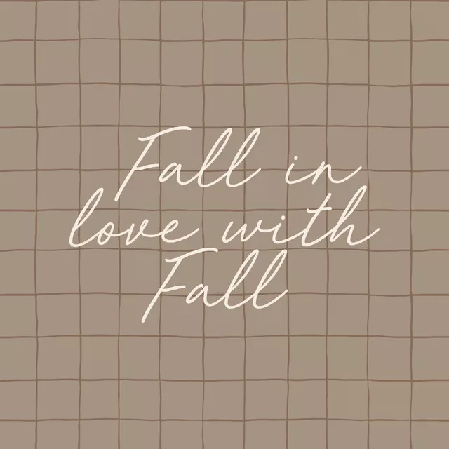 Tischset Fall In Love With Fall Karo