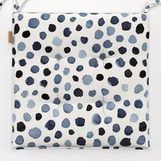 Sitzkissen Indigo Dots