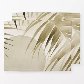 Tischset Calm Oasis Palm Leaves II