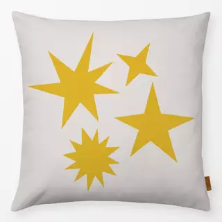 Kissen Christmas Stars Yellow