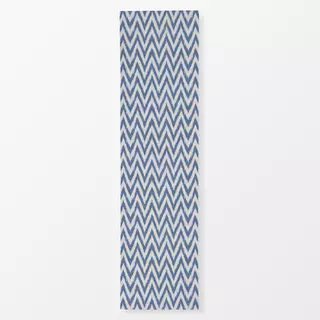 Tischläufer Zigzag Ikat Blue