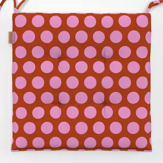 Sitzkissen Polkadots | rosa-rot