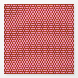 Tischdecke Polkadots | rosa-rot